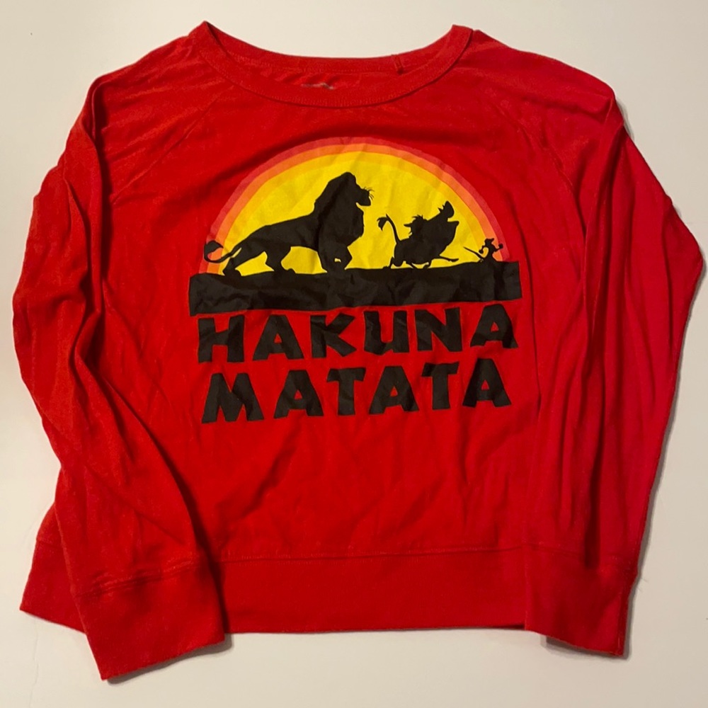 Disney Lion King Hakuna Matata long sleeve
